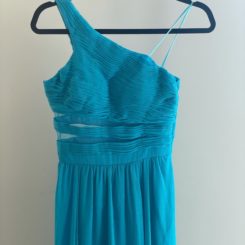 Blue prom dress